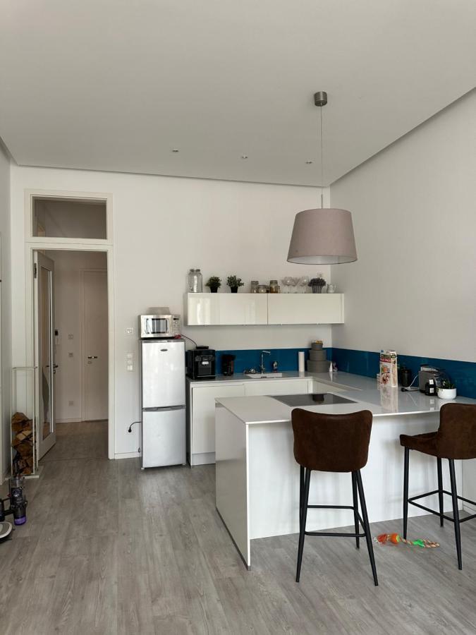 Relax-Wohnung Mit Balkon Ueber Die Weisse Elster Leipzig Exteriör bild